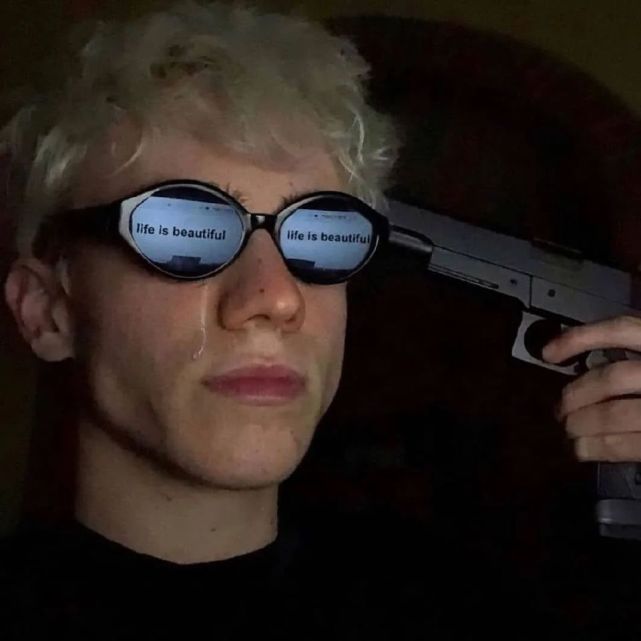 男生头像眼镜合集cool