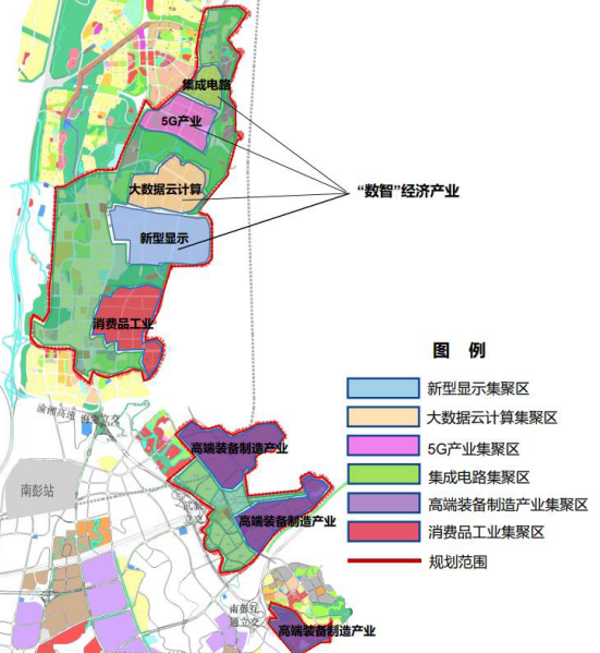 最新规划鹿角片区将打造数智创新生态城区