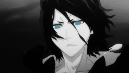 时,斩月以披著连帽斗篷的短发青年姿态现身,并且自称为「天锁斩月」