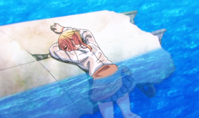 集时长12分钟,故事围绕四位美少女因为飞机事故而遭难,漂流到无人岛屿