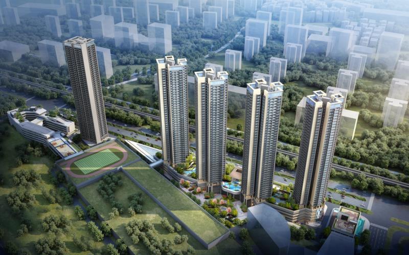 深铁阅山境配建学校深大外国语中学竣工交付!