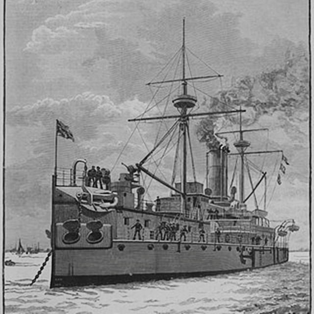 英国巨人级铁甲舰承上启下的海军战舰