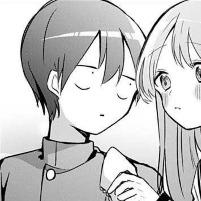 黑白动漫情头|雾里难藏爱欲