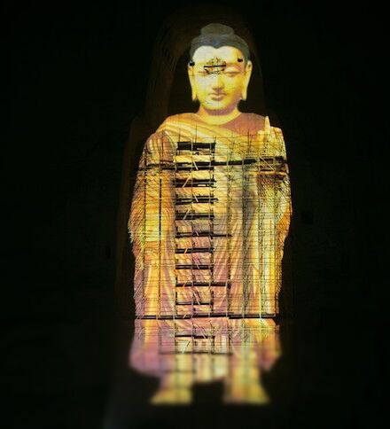 阿富汗巴米扬大佛建造成谜曾是佛教圣地如今伊斯兰塔利班炸成渣