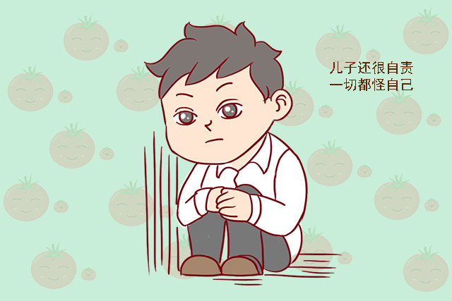 儿子还很自责,一切都怪自己,如果自己可以不上学,妈妈就不用这么累了.