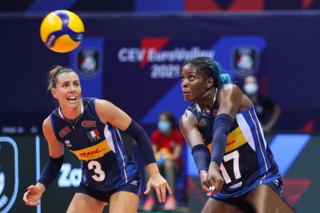 女排欧锦赛意大利3-1斯洛伐克