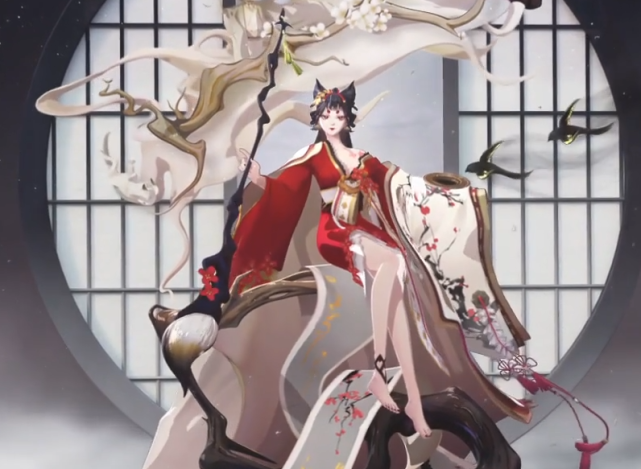 阴阳师sp花鸟卷真红皮肤建模及性价比详解 红梅燃衣 秒变结婚新装