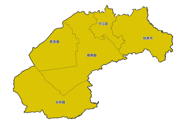 吉林松原市地理位置图片