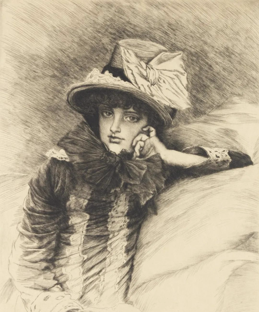 艺推新古典主义画家詹姆斯提索高清素描