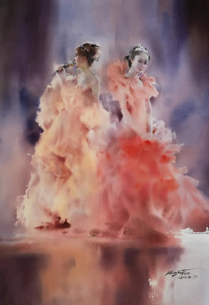 【第七届庐山水彩节邀请嘉宾】王海涛艺术作品展