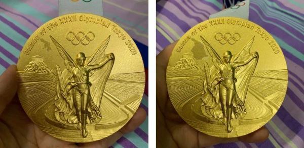 剥落部分是涂膜|金牌|东京奥组委|奖牌|东京奥运会