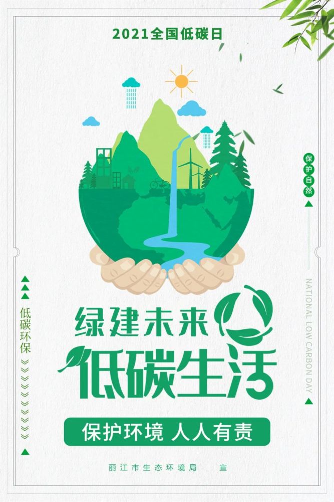 【麗檢 動態】麗江市2021年全國低碳日宣傳海報來了