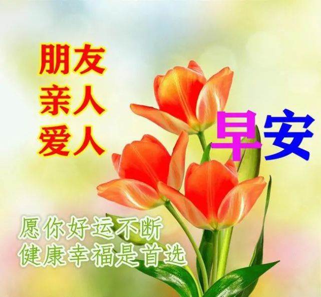 早上好朋友,早上好温馨祝福词句摘抄,早安祝福图片大全