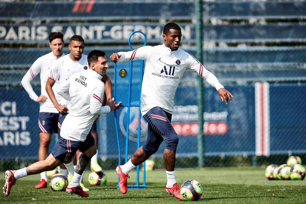 法甲大巴黎豪华阵容训练