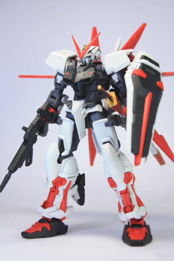 模玩控核心高达模型改造红蓝异端高达模型