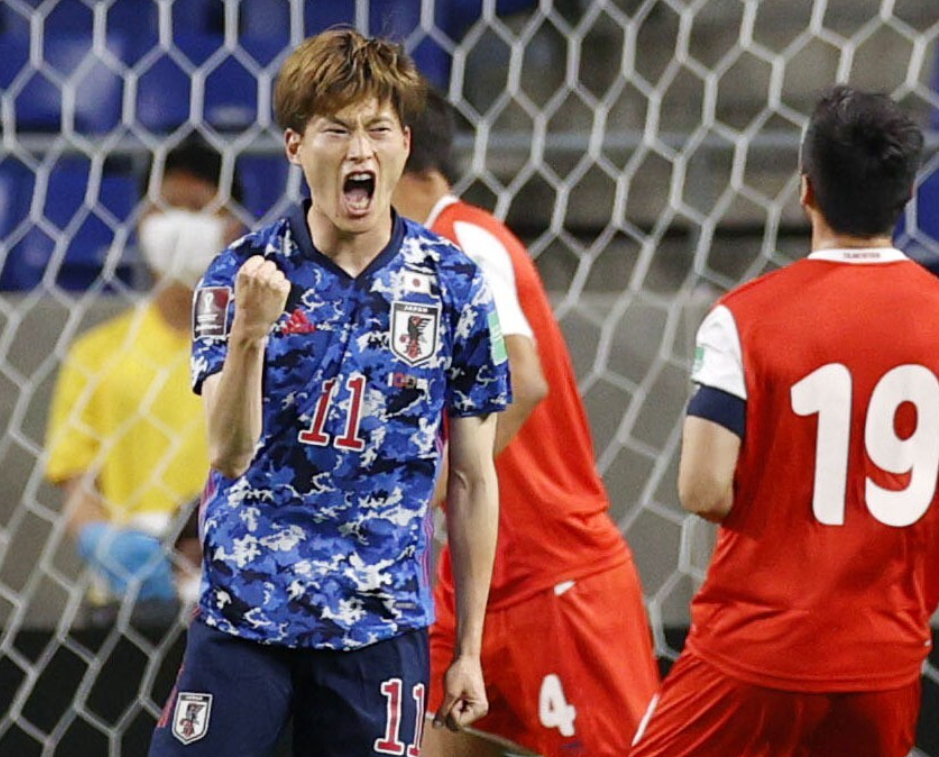 日本现在的锋线主力核心,基本上就是南野拓实(英超利物浦),镰田大地