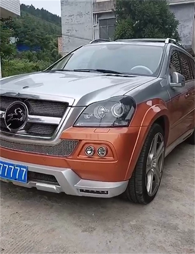 郴州某村网红车,卡尔森cgl45,挂五连号牌,老司机都不一定认识