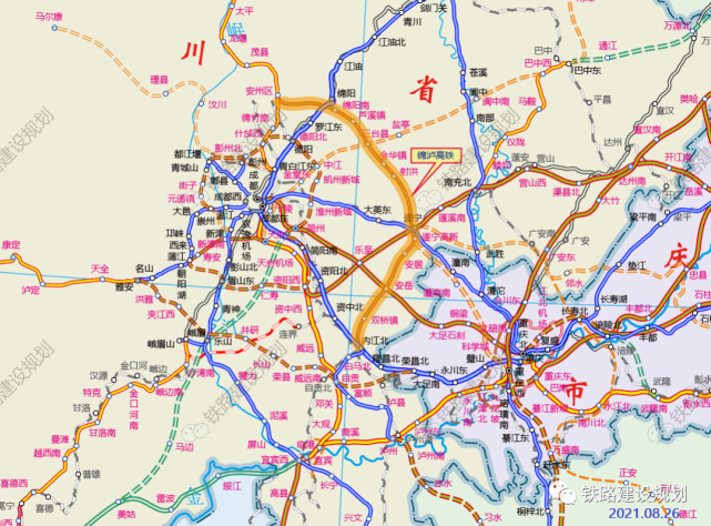 遂宁十四五铁路规划图图片