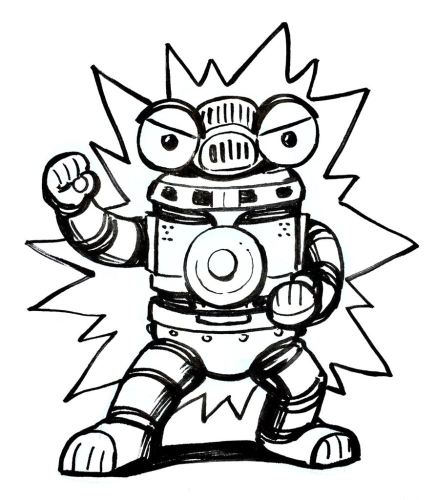 奥特曼图片分享-军械库的吉祥物赛文加(黑白图片)