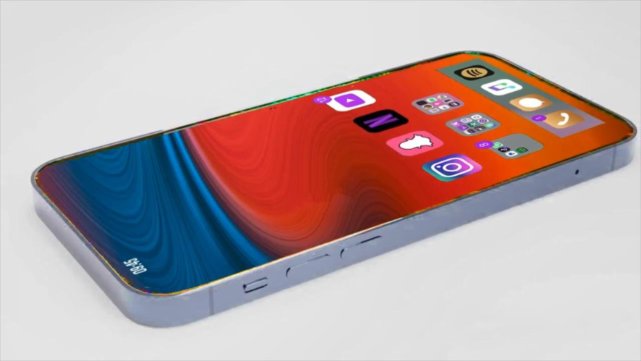 iphone14pro概念机:96%屏占比的直面一体屏 6.8毫米轻薄机身