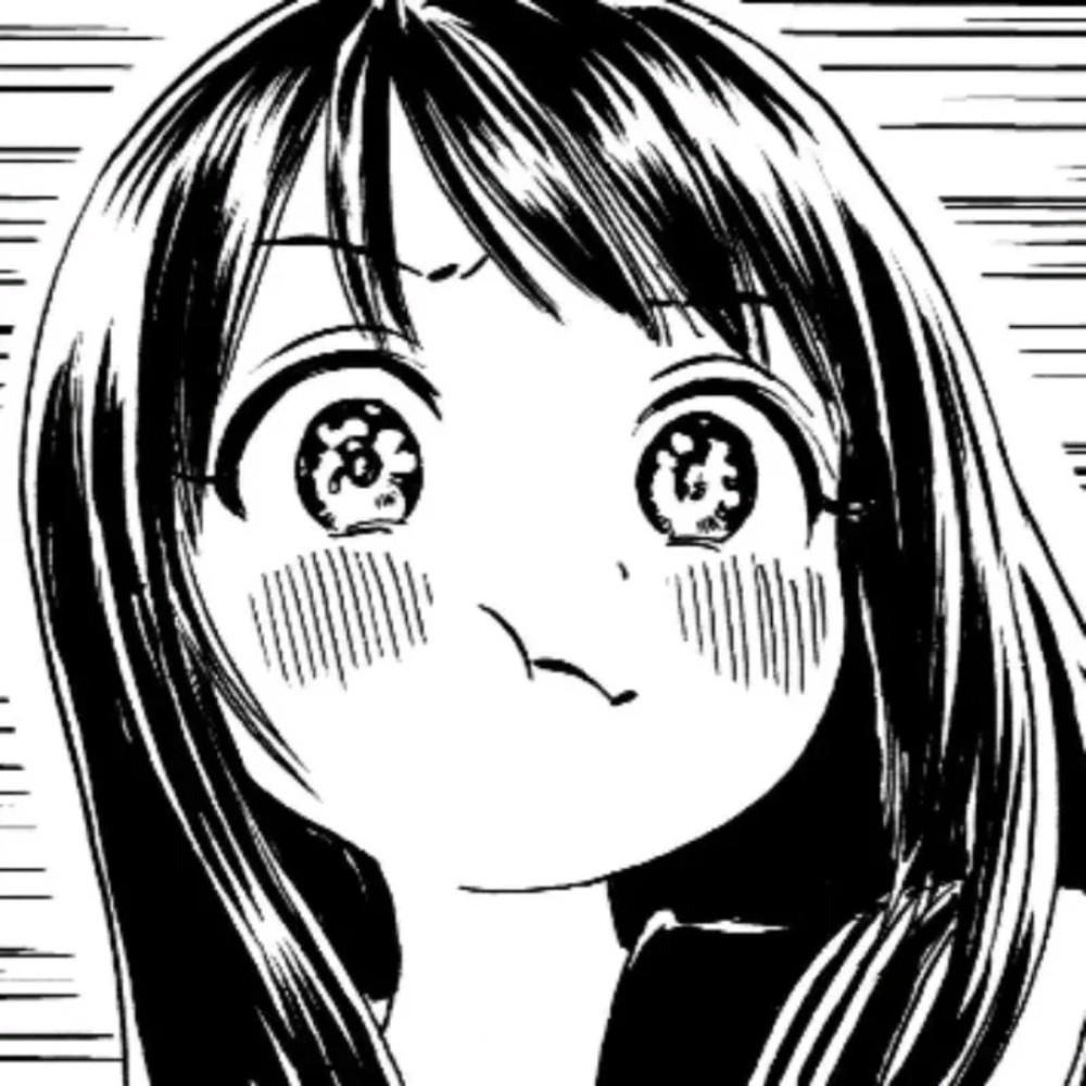 黑白漫画风头像,一但有了隔阂就再也不会和好如初了