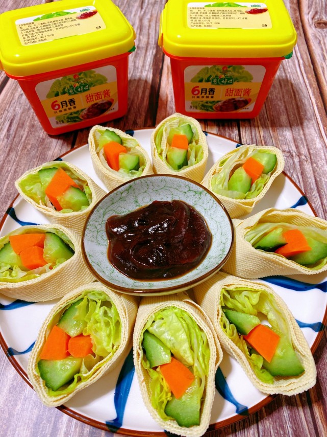 豆皮蘸酱清凉爽口营养减脂