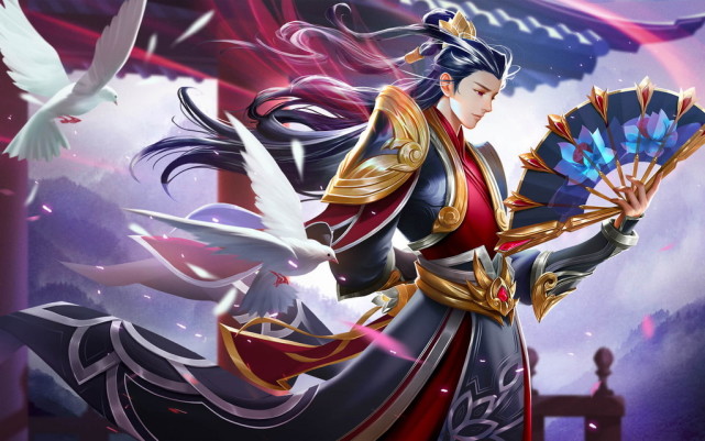 英魂壁纸英魂帅气担当李白