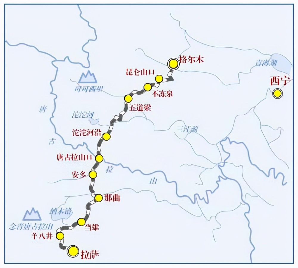 越來越多的人們,乘著火車沿著青藏線路前往雪域高原去探秘.