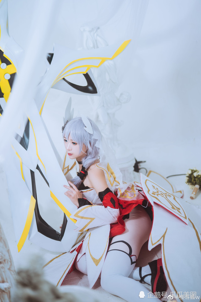 cos欣赏|cosplay|崩坏3 德丽莎 正片@樱落酱w