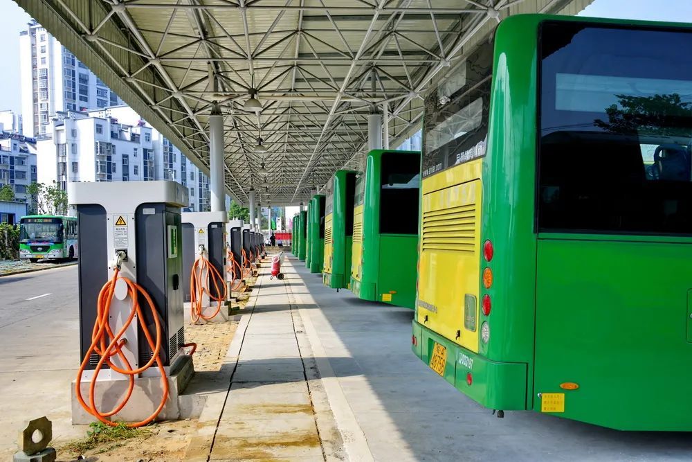 节能宣传周合肥绿色公交车占比100