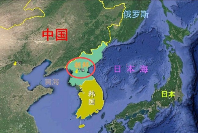 朝鲜咸兴的地理位置图片