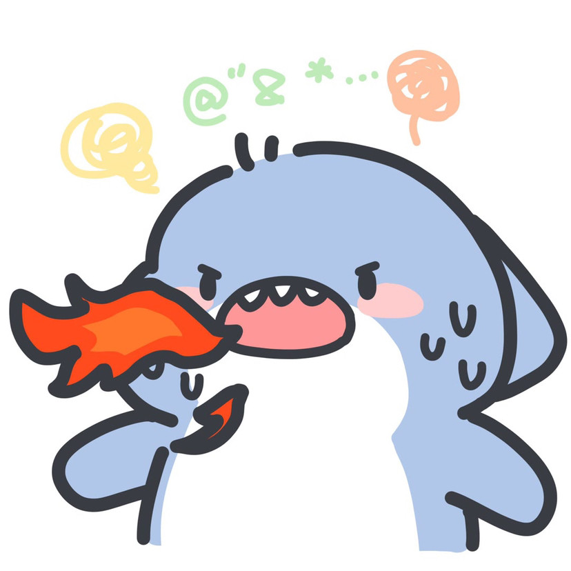 她没找到的可爱小鲨鱼头像