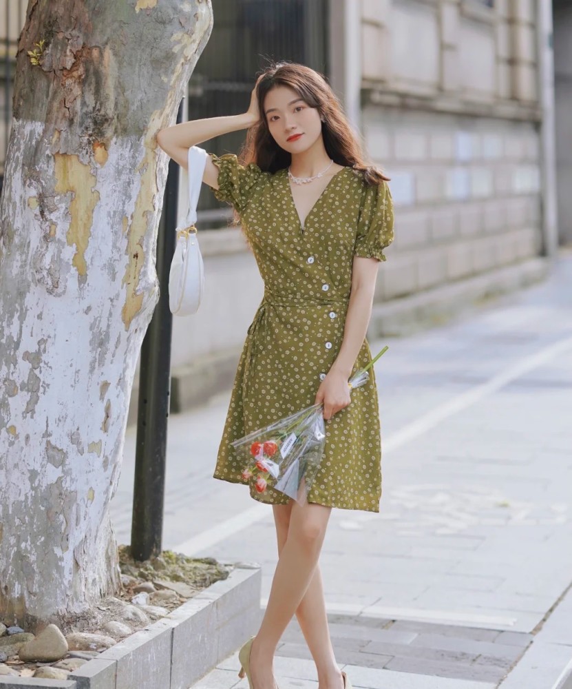 旧时光里的温柔,小众法式复古风穿搭