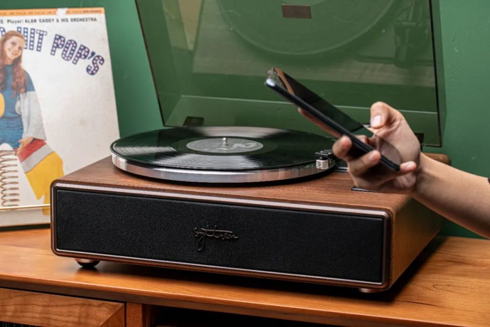 品味经典记录悠久syitrenparon一体式黑胶唱片机