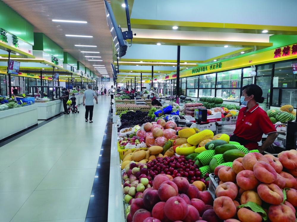 智慧型便民市场亮相石家庄市已完成18家便民市场建设