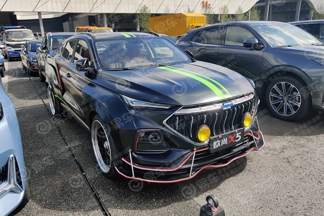 2021成都车展探馆长安欧尚x5改装版实车