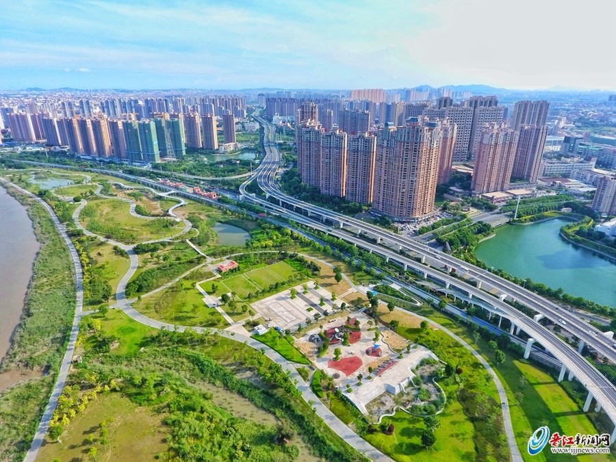 晋江南岸湿地公园图片