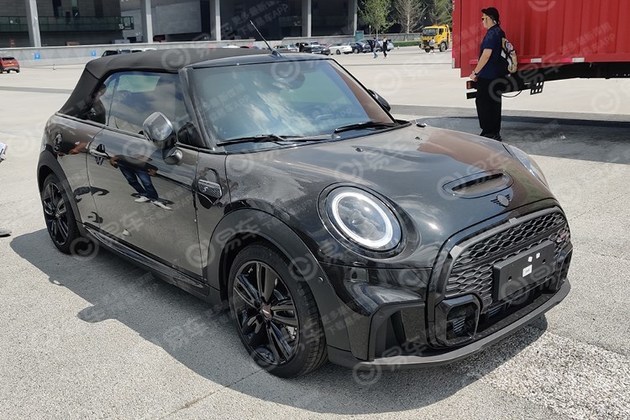 2021成都车展探馆黑标mini敞篷特别版实车