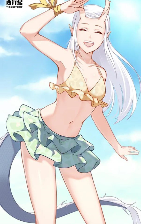 当西行纪角色换上泳装,悟空成靓仔,杀心如来组cp,素衣好身材一览无遗