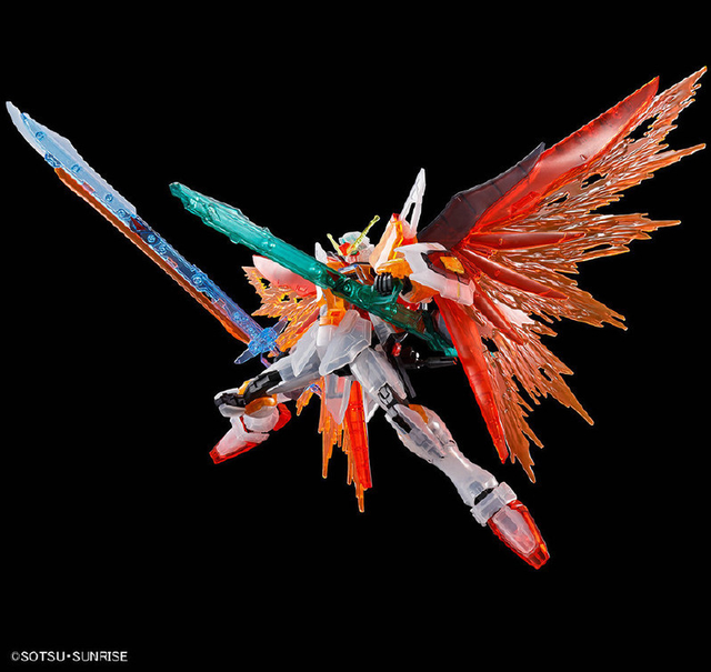 万代21年9月活动限定hgce命运高达海涅机彩色透明