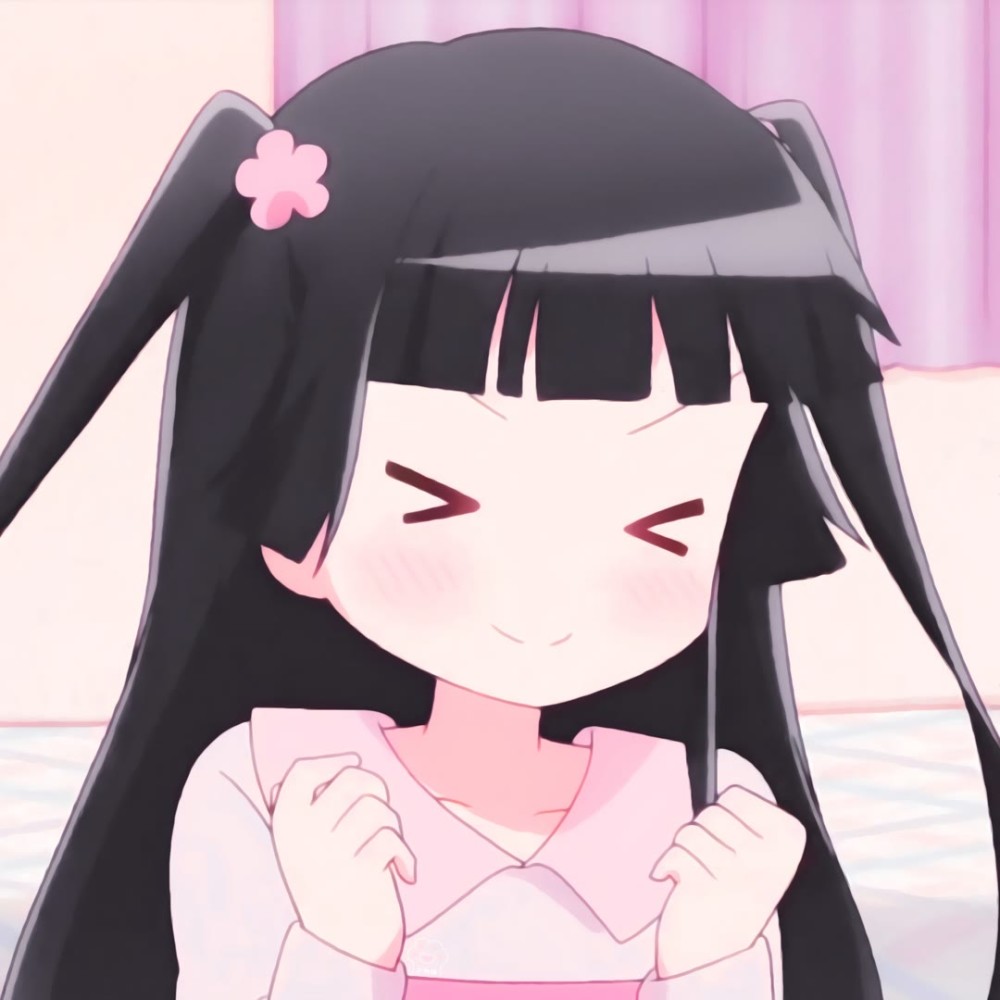 粉粉嫩嫩的女生动漫头像:看到你 就好像一包跳跳糖洒在了我的心里