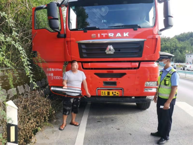 非法改装大货车,莫让货车变"祸"车