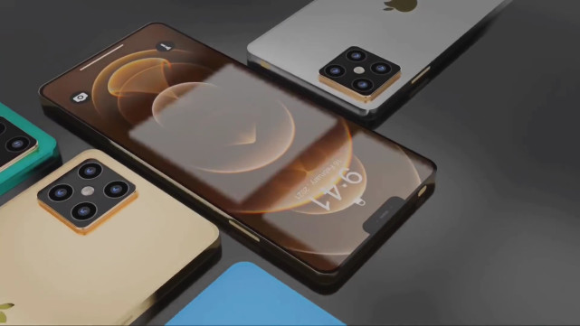 iphone 13pro概念机曝光:4200mah电池 刘海双摄设计!