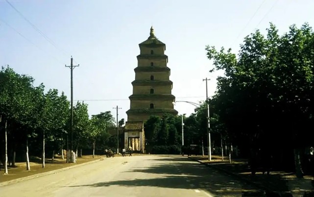 老照片:七十年代陕西西安古迹景象(1973)