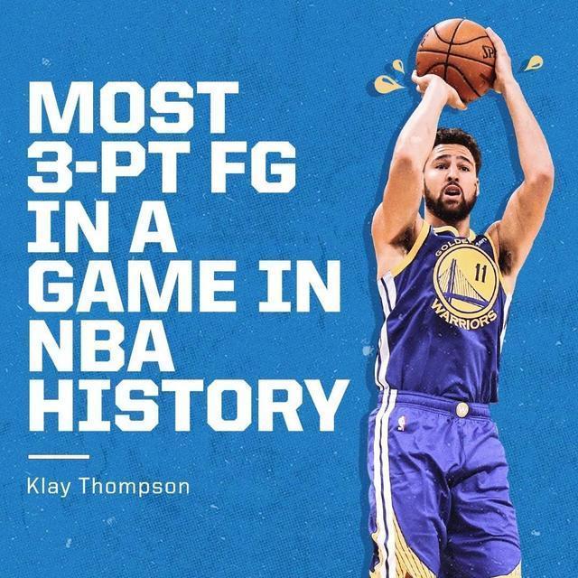 斯蒂芬库里 谁是NBA单场三分纪律保持者，他是如何创造的？