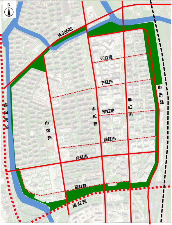 新虹街道规划图片