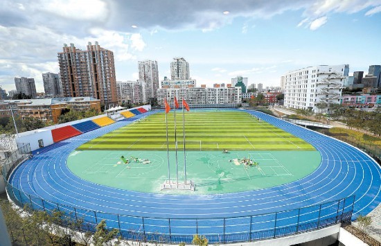 首师大附中通州校区9月投用将提供2310个学位