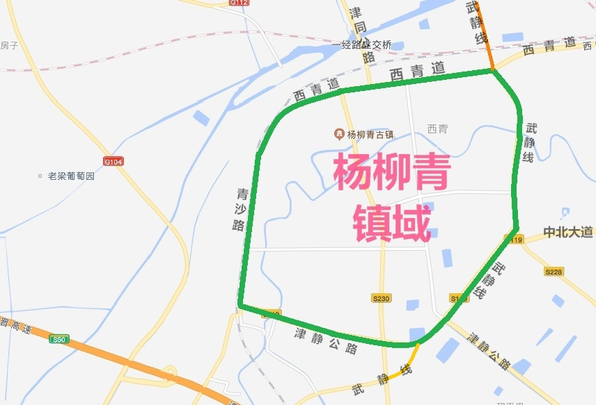 天津西青区限号区域图图片