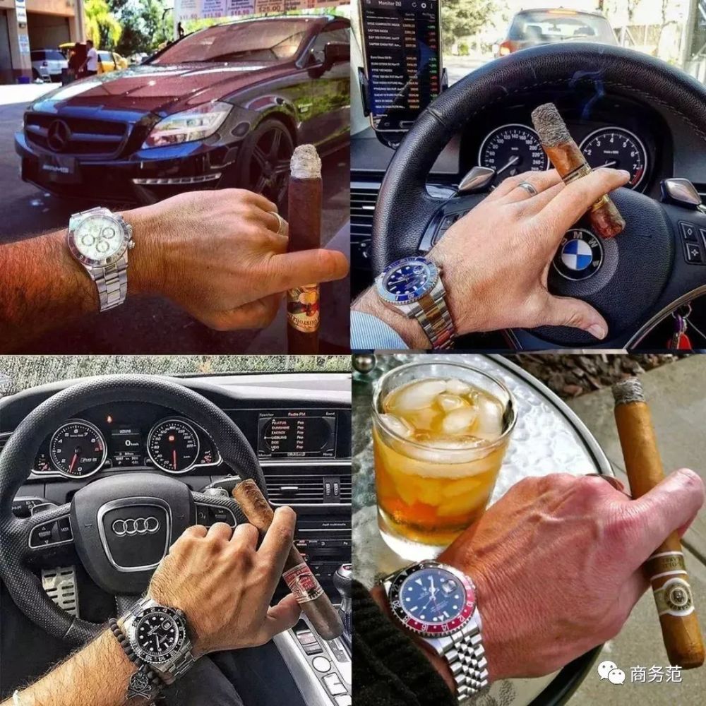 c罗降薪回曼联依然劳斯莱斯配大钻表男人开车戴表有什么讲究