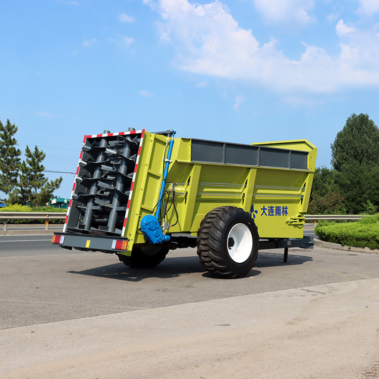 养殖场畜禽粪污资源化利用 大型绞龙撒粪车 牛羊粪扬粪机